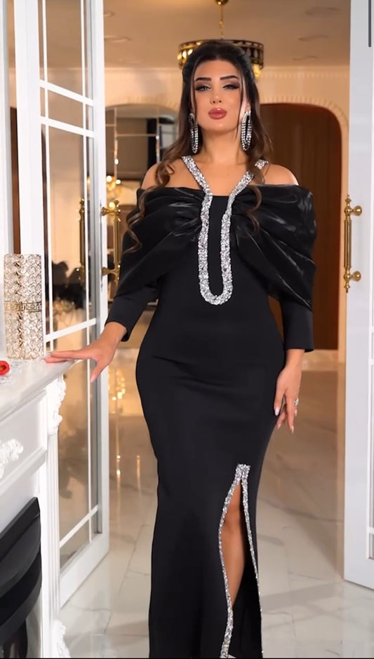 Modest Dress with Stylish Knee Slit